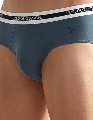 Image of U.S. Polo ASSN. Mens OEB02 Elasticized Waist Underwear Briefs - Pack of 2