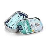 Genuine Fred Sardine ERASERS, Set of 4 Fish-Shaped Erasers, Quality Materials, Fun Desk Accessory, Packed in Charming, Well-Designed Sardine Tin, Perfect for School, Home, Office, and Gifts