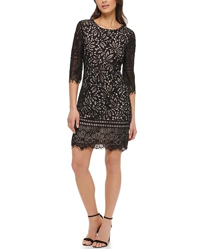 Image of Kensie Women's 1 /2 Sleeve Lace Mini Dress
