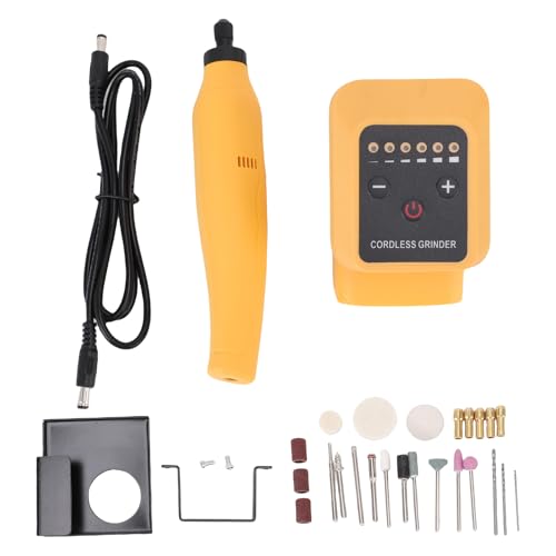 Kit de herramientas giratorias inalámbricas Mini amoladora grabadora 6000-18000rpm USB tipo C 24 accesorios