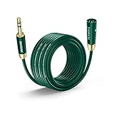 Conector de aleación resistente: el conector XLR está hecho de material de aleación de metal, conector TRS de 6,35 mm con agarre fácil de 360 grados para un acabado frecuente. Puede proporcionar una conexión segura y aumentar la durabilidad. Puntos de contacto chapados en oro para una gran conexión de señal para proporcionar una conectividad fiable. Conectar y desconectar 5004 veces.
