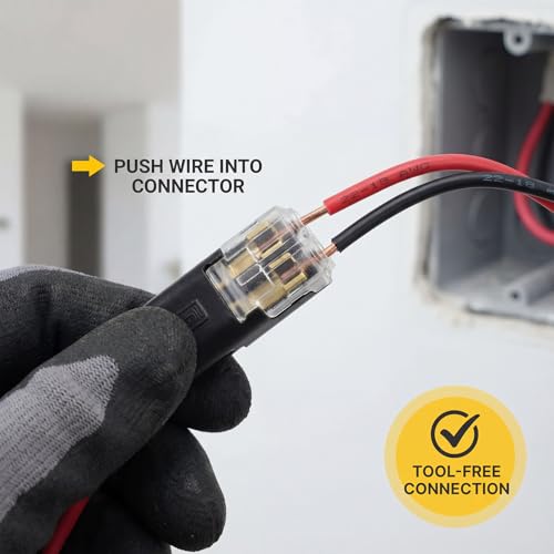 60 Stk Kabel Steckverbinder 2 Polig Klein,Kabelverbinder KFZ Kabelverbinder 2 Polig Stecker, Kabel Steckverbinder SteckerKabel Schnellverbinder für Auto KFZ LKW Steckverbindung + 2 Abisolierzangen