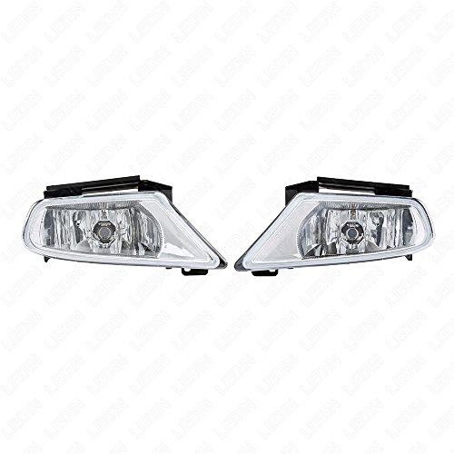 Ledin For 2005-2007 Honda Odyssey Clear Lens Front Bumper Fog Driving Light Assembly W/Switch W/Bulbs #TOP30
