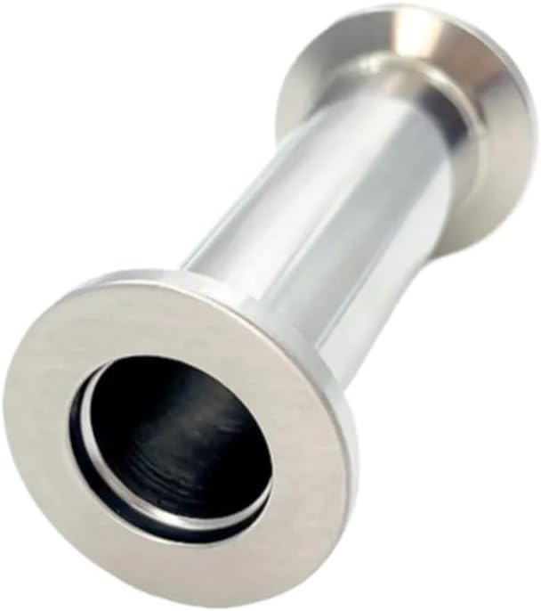 40-250mm Length KF 16 25 40 50 Vacuum Clamp Ferrule Spool Tube Pipe Sanitary Fitting SUS 304 Stainless Steel Homebrew(100mm,KF25)