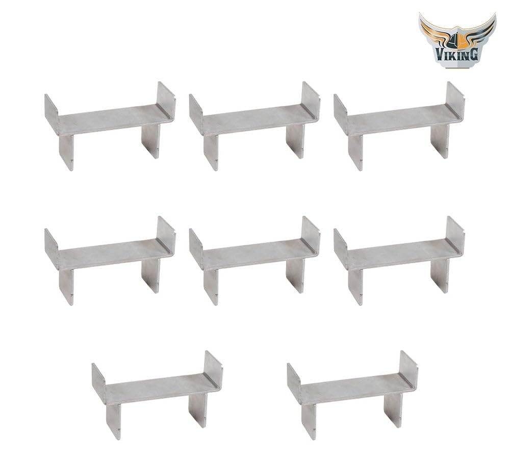 Mytee Products 8 Pack 6” Load Leveler Aluminum Lumber Clip Compatible with 3-3/8