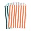 Stripe Black & Orange