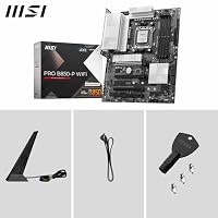 MSI PRO B850-P WiFi Mainboard, ATX - Unterstützt AMD Ryzen 9000/8000 / 7000 Prozessoren, AM5 - DDR5 Memory Boost (8200+ MT/s OC), PCIe 5.0 x16 & 4.0 x16, M.2 Gen5, Wi-Fi 7, 5G LAN – Ansicht 7