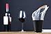 Vacu Vin Crystal Wine Server Set of 2 - Black, 5.5 x 7 x 1 inches