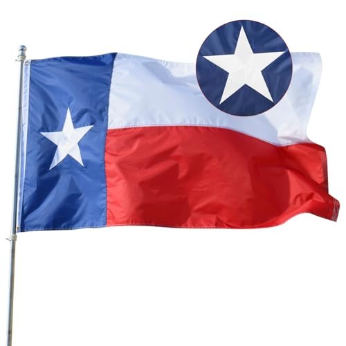 ZZWSFR Texas Flag 3x5 FT - Heavy Duty Outdoor and Indoor