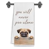 Elefeltclave Küchentücher, Geschirrtücher, 183TOWEL-XS-PUGDOG