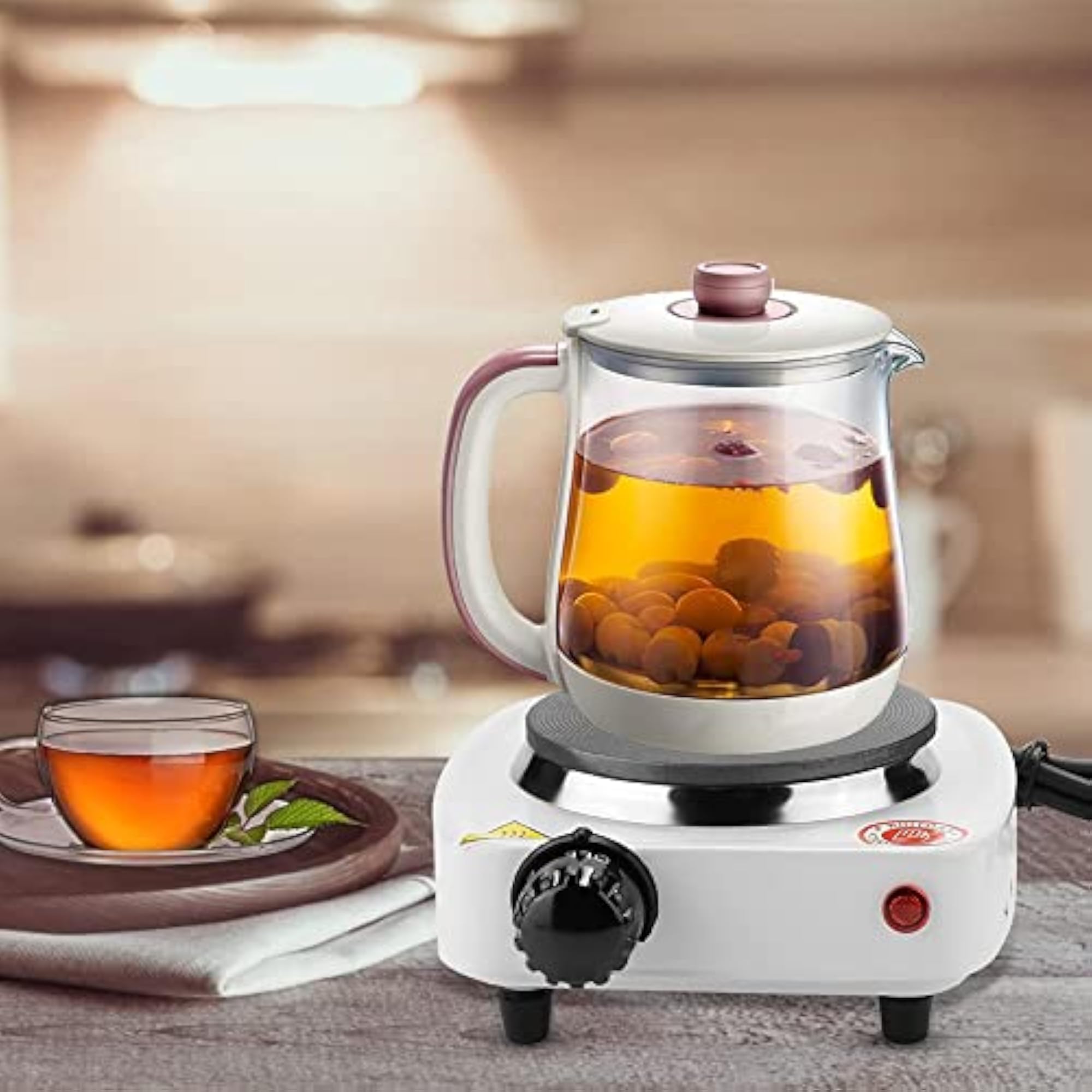 Portable Electric Hot Plate 1000W, Single Burner