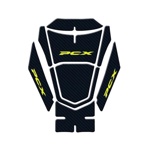 Adhesivos fibra carbono motocicleta PCX160 con relieve 3D antideslizante