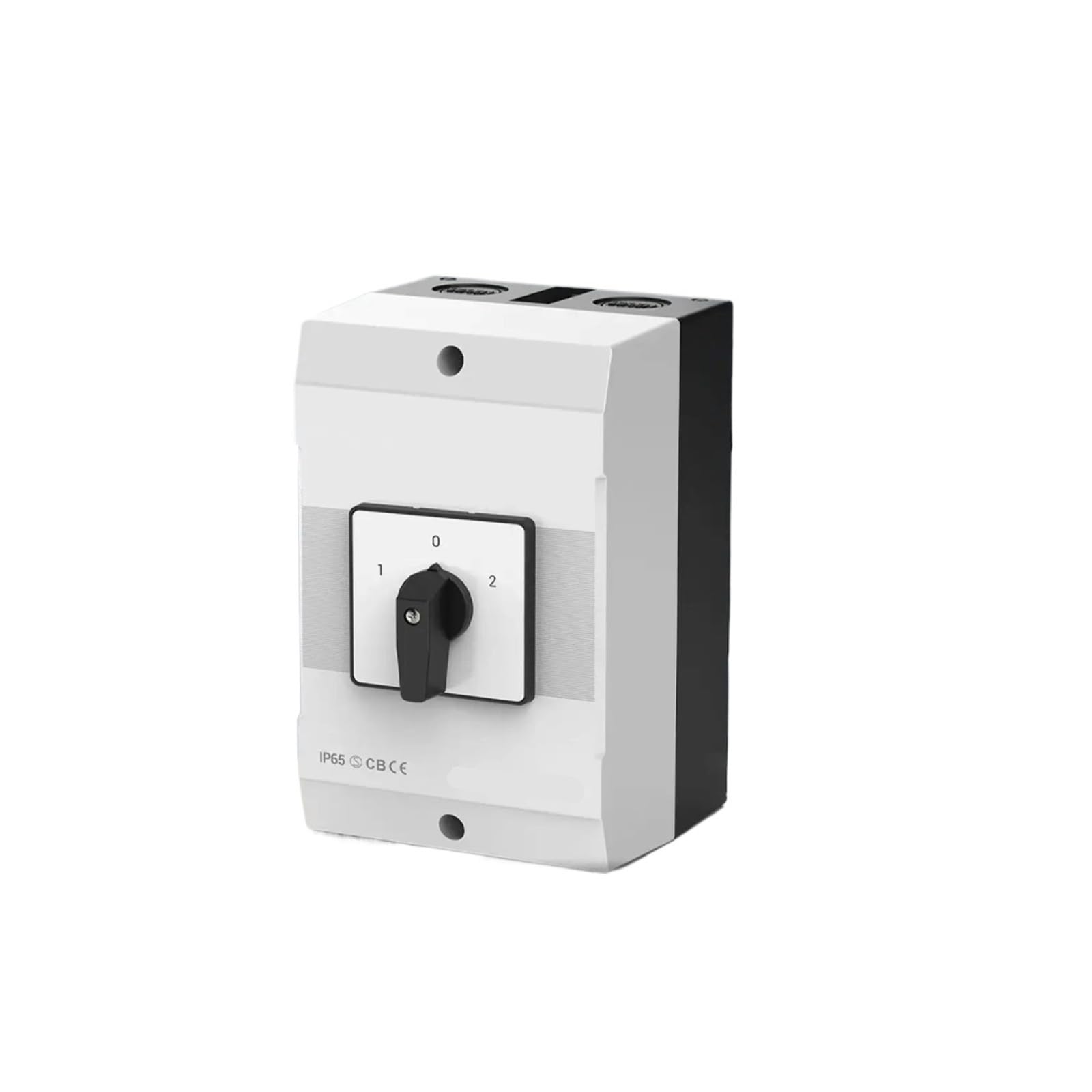 IP65 Dual-Power-Umschalter 3-poliger 40-A-Umschalter Dual-Power-Trennschalter Industrieller Nockenschalter(4poles 1-0-2 swicth,40A)