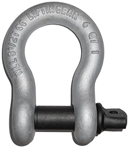 Tested 2 Ton Galvanised Screw Pin Lifting Towing Alloy Bow Shackle 4x4 Offroad Recovery CE