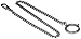 MTS Chaîne de Montre à Gousset Plate - 4 mm / 30 cm - Argent Vieilli