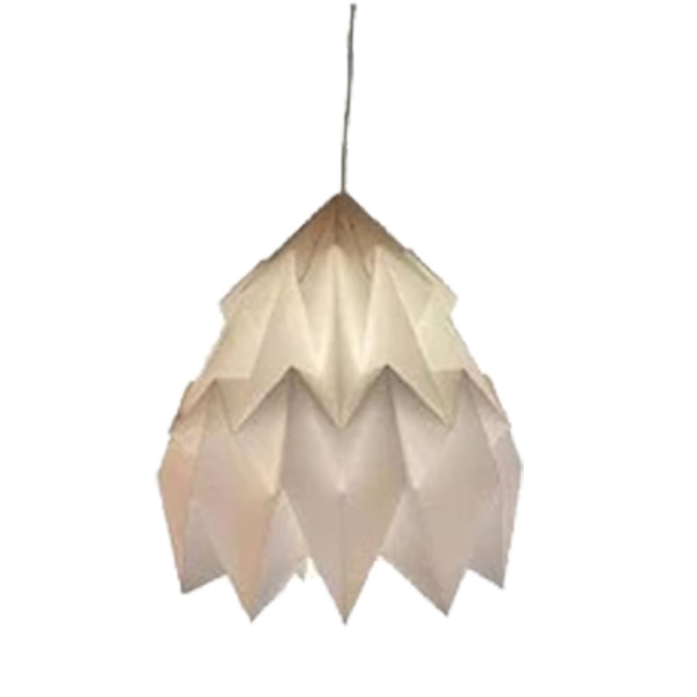 Origami Design Paper Lampshade, Nordic Creative Paper Lampshade, Decorative Paper Lantern, Paper Ceiling Lamps Shade, Folding Paper Round Lampshade (I)