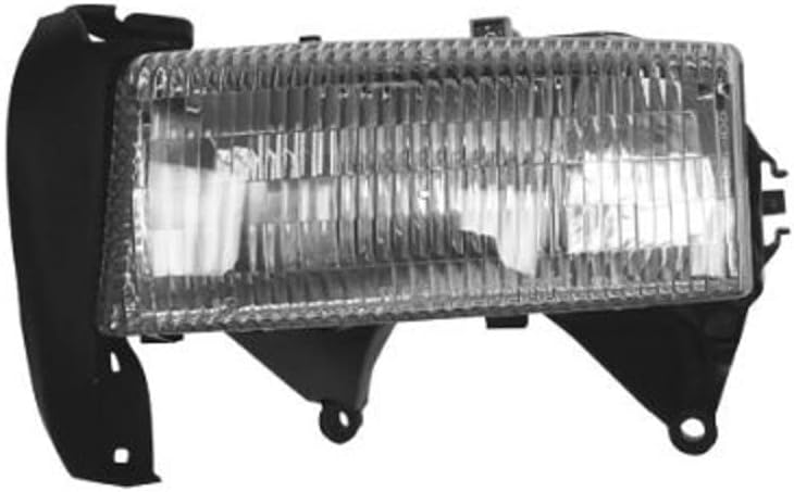TYC Left Headlight Assembly Compatible with 1997-2004 Dodge Dakota