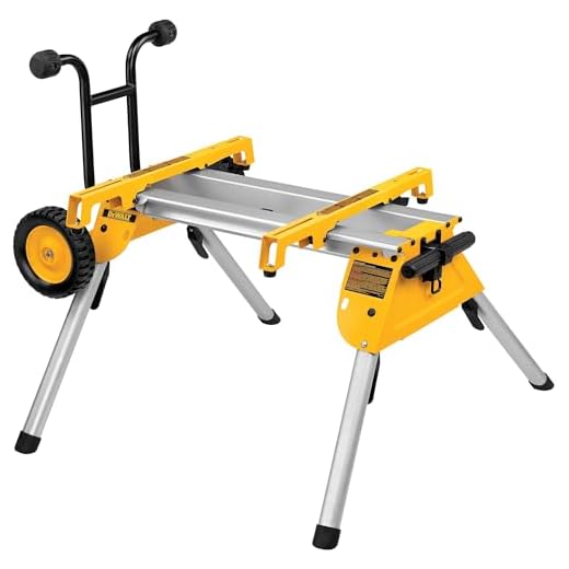 DEWALT Table Saw Stand, Rolling Stand, Collapsible and Portable, Lightweight and Compact (DW7440RS)