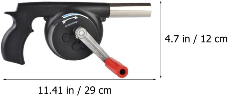 Beavorty Outdoor Barbecue Blower Manual Fire Starter for Charcoal Grills
