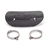 □ Größe: 63 * 143mm Wfrspavey Motorradauspuff-Schalldämpfer Hitzeschildschutzfolie für Honda Shadow 600 PCX 2019 C90 CB 500X Varadero 125 CBR 600 F4i hnyxs (Color : H)