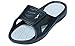 New Men's Rubber Slide Sandal Velcro Strap in Black Beach or Shower