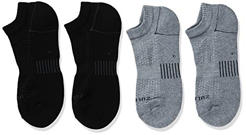 Balega Zulu Cushioning Performance No Show Active Lifestyle Socks For Men And Women (3 Pair), Grey, X-Large #TOP3