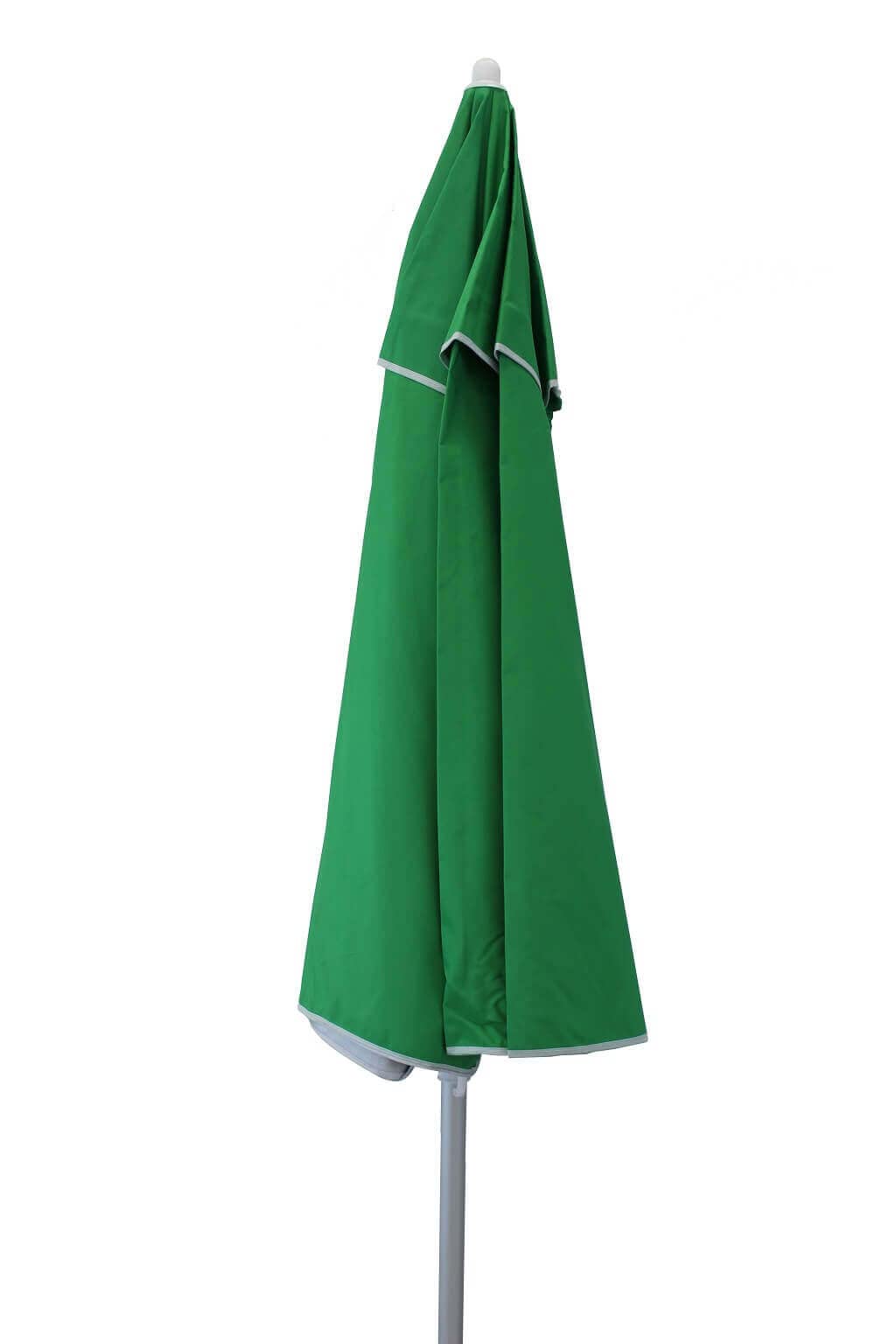 Sombrilla de playa redonda de 180 cm con poste de aluminio, lona de poliéster y varillas de fibra de vidrio Casual