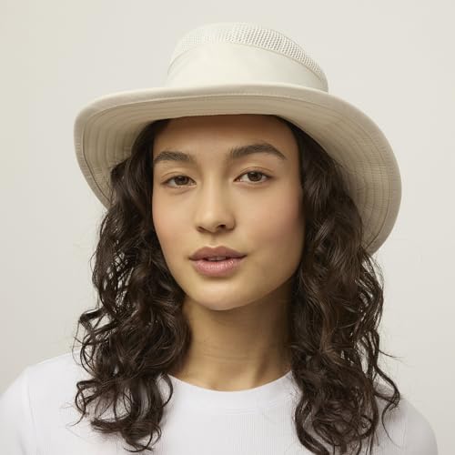 Image of Tilley LTM5 Airflo Medium Brim Hat - Ultralight, Buoyant & Breathable, UPF 50+ Sun Protection, Water-Resistant