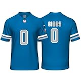 Custom Mens/Youth Football JAHMYR Stitched T-Shirt for Sports Fan Gibbs Blue No Brand/Logos