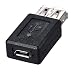 Produktbild CABLEPELADO Adapter Micro-USB Typ B auf USB Typ A Buchse, Konverter, USB 2.0 (480 Mbps), Kunststoff, Schwarz