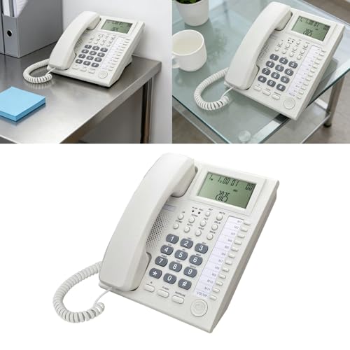 Téléphone fixe réduction du bruit et grands boutons contre isolement