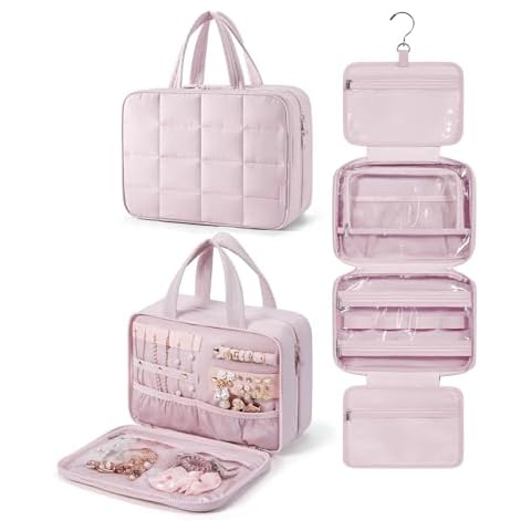 BAGSMART Hanging Toiletry and Jewelry Bag Cover