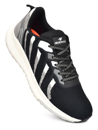 Image of Sports Shoes with Crystal Cushion Technology Lightweight Shoes Training Cricket,Gym,Comfortable Extra Max Cusion with Memory Foam Insole Running Shoes for Men HF146