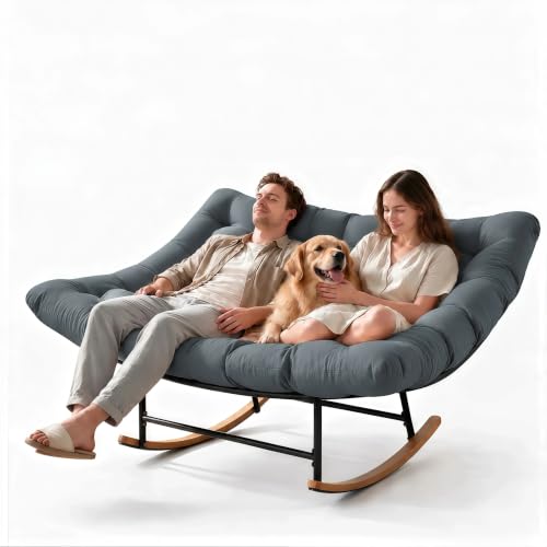 Double Papasan Rocking Chair