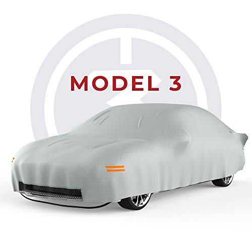BougeRV for Tesla Model 3 Car Cover Accessories AllWeather Outdoor
