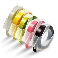 Amazon | 互換 ダイモ テープ 透明・クリア 3巻入り 9mm幅X3ⅿ つや