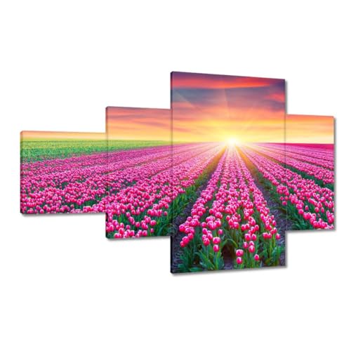 Décoration murale sur toile haut de gamme 130x80 motif paysage hollandais
