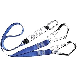 Arnes Con Doble Linea De Vida Portwest Doble Cincha De Amarre Con Absorbedor, Color: Azulina, FP51RBR