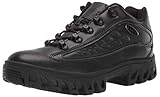 Lugz Men's Dot.com 2.0 Denim Sneaker, Black Leather, 8.5 D US