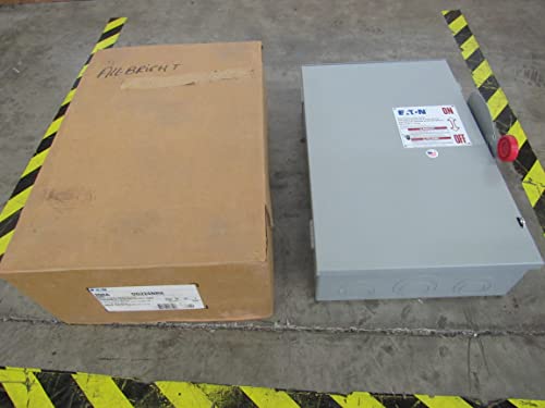 Eaton Dg224Nrk 3 Wire 2 Pole Fusible K Series General-Duty Safety Switch 240 Volt Ac 200 Amp Nema 3R #TOP2