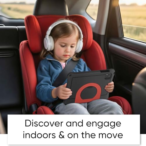 Image of JIKOCXN Kids Tablet, Android 16 Tablet for Kids 10 inch Octa-Core with Case, 24GB RAM 64GB ROM 1TB TF Card Expandable for Toddler Children, Parental Control, Dual Camera, BT5.0, WiFi, Gift (Black)