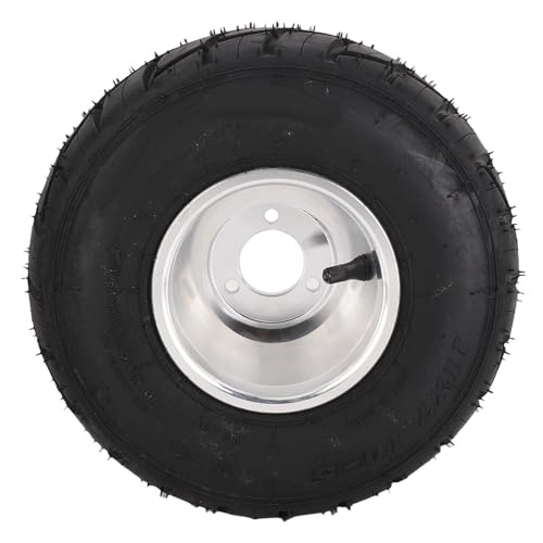 Reifen und Felge 11 x 7,10 5, 1 Packung schlauchlose Hinterreifen mit Aluminiumrad für ATV UTV Go-Kart-Wagen, Stabilitätskontrolle im Low-Profile-Design