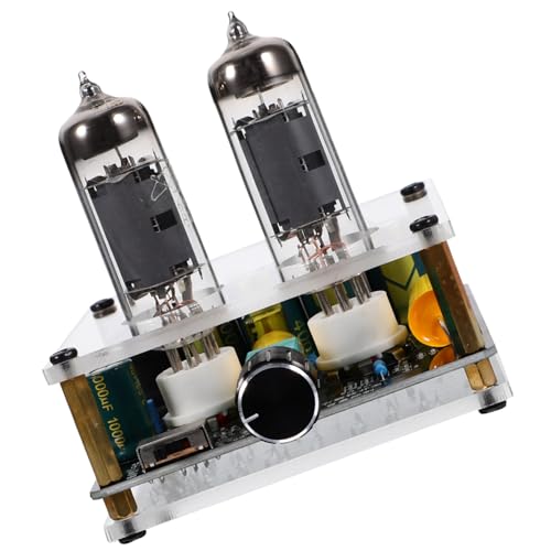 SECFOU Preamplificatore a Valvole 6k4/6a2 per Giradischi Phono Stereo, Scheda Amplificatore Audio Hifi Dc12-16v, Compatto per Home Theater e Configurazioni Audio Fai da Te