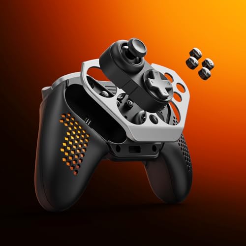 9. Bild von NYXI Flexi Wireless PC Controller - Hall Effect Sensing Joystick, Hall Analong Triggers, Interchangeable D-pad&Left Joystick, Adjustable Turbo/Vibration, Mppable Back Buttons for PC/Switch/iOS/Android