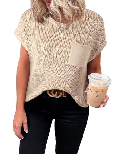 トップス Donna knit tops AM1602 Francis Cozy Marled Knit Short Sleeve Knit Top | Greylin