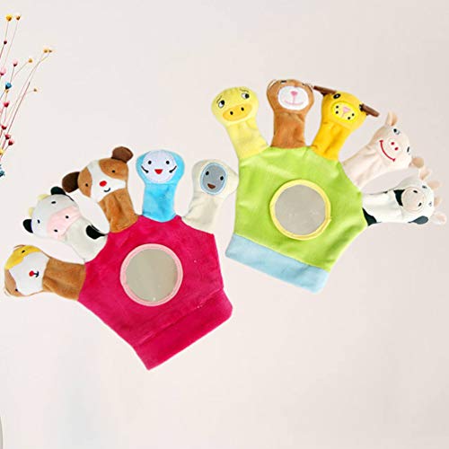 Zerodeko 2 Unidades Fantoches De Dedo Conjunto De Bonecos De Mão Brinquedos Para Crianças Brinquedo