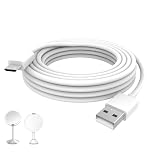 Zosvoses Micro USB Charging Cable Compatible with Simplehuman Mirror 5" 8" Round Lighted Makeup Mirror (6.6ft)