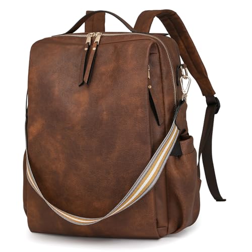 GAEKEAO Women Backpack Purse Leather Fashion Travel Backpack Purse for