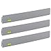 Produktbild IRKA Rasenkante Metall schmal 14 cm x 100cm | klick-Fix-System | Wurzelsperre Metall Garten Randbegrenzung | mit Versteifungskante | flexibel Rasenkanten verzinkt | Hangleiste | (25 Meter)