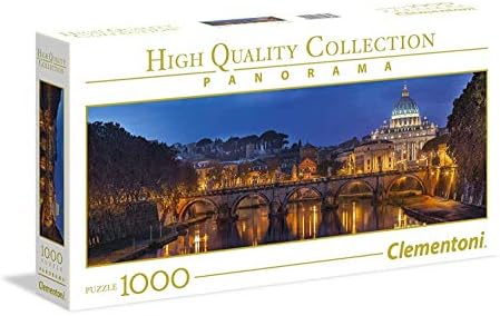 Clementoni - 39438 - Collection Panorama Puzzle for Adults and Children - Neuschwanstein - 1000 Pieces